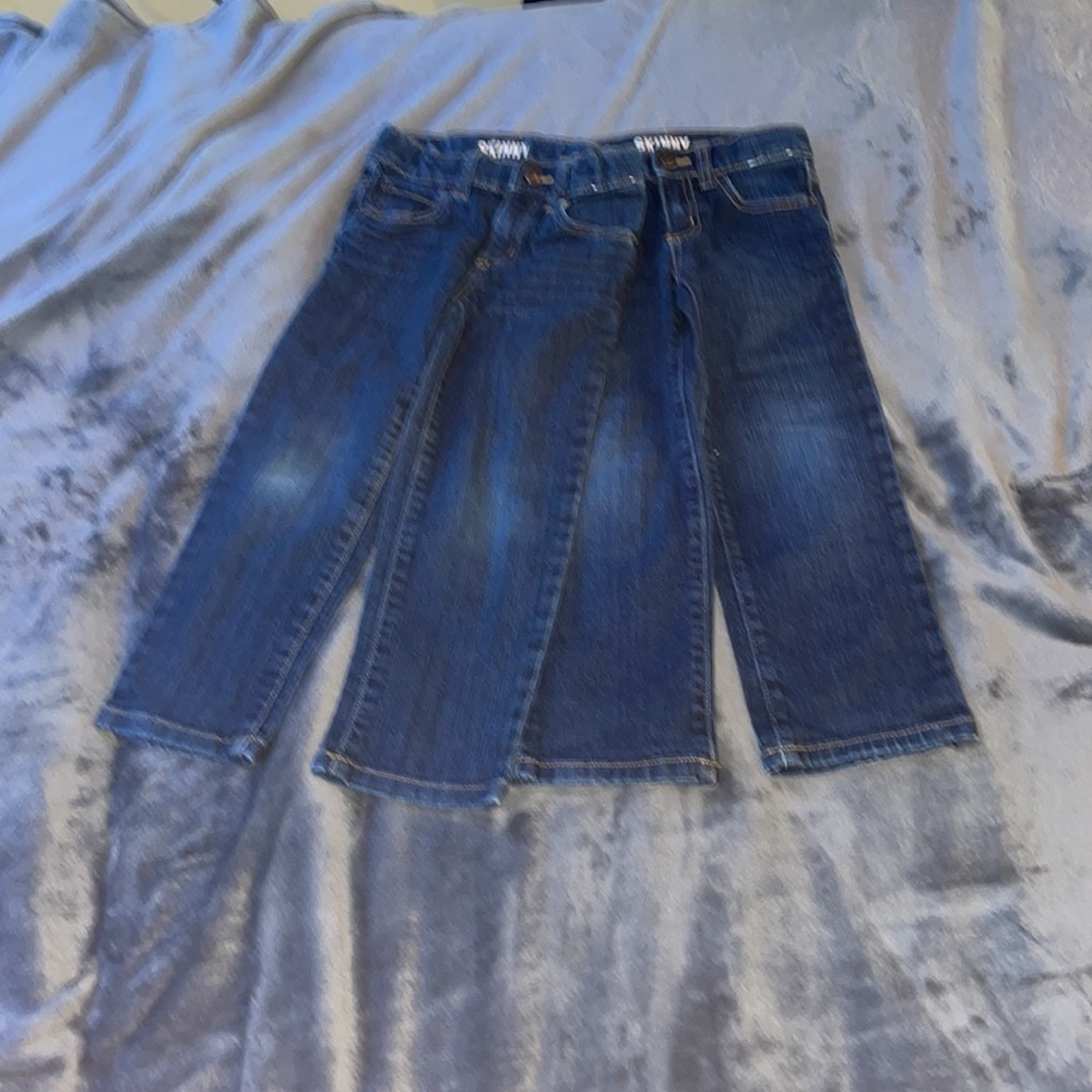 Two pair of size 4T boys Gymboree skinny jeans